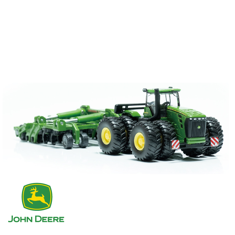 John Deere トラクター耕運機付き 1/87