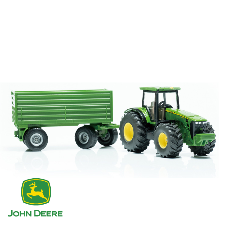 John Deere 8430 トラクタートレーラー付き 1/50
