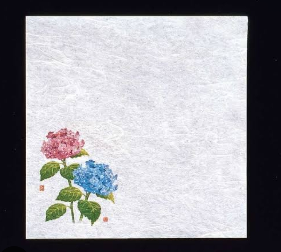 濡れ奉書　紫陽花　100枚