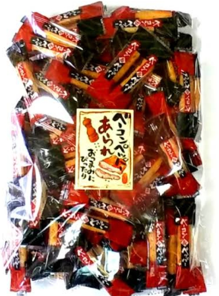 ベーコンペッパーあられ　200g