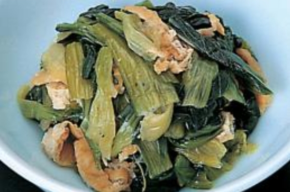 国産小松菜と揚げ煮物   1kg