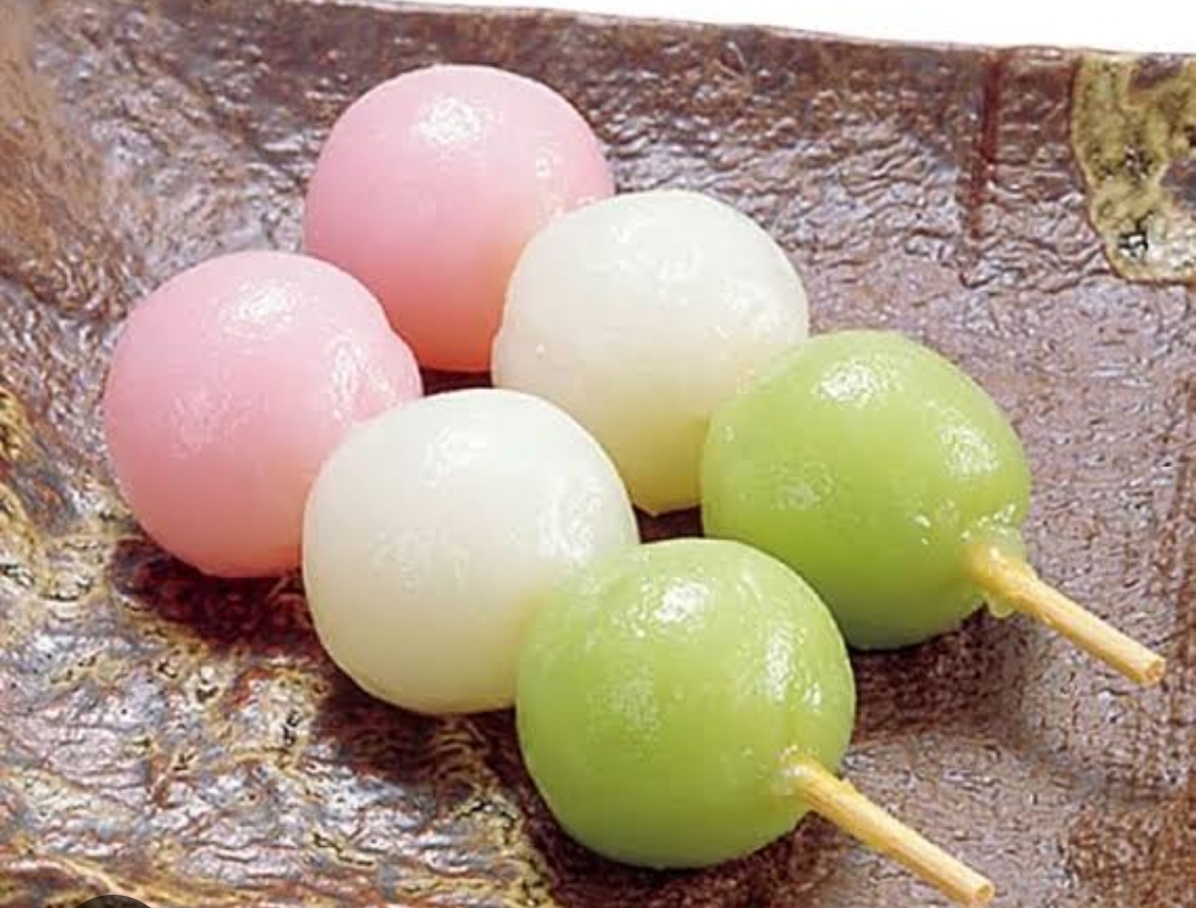 三色花団子（１０本）