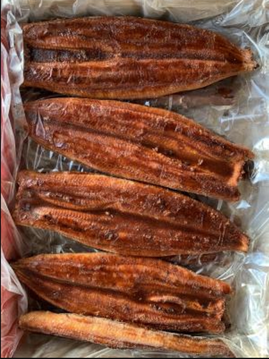 鰻蒲焼無頭背開き（３０尾）涼水Ｇ　100g単位