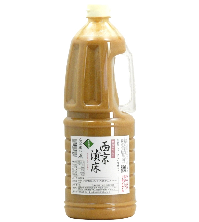 甘強酒造の西京漬け床（１．８Ｌ）