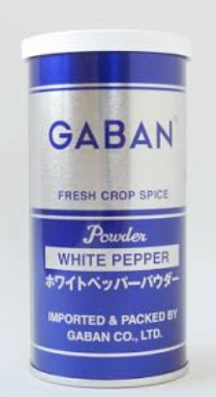 GABAN　ホワイトペッパー パウダー　80g
