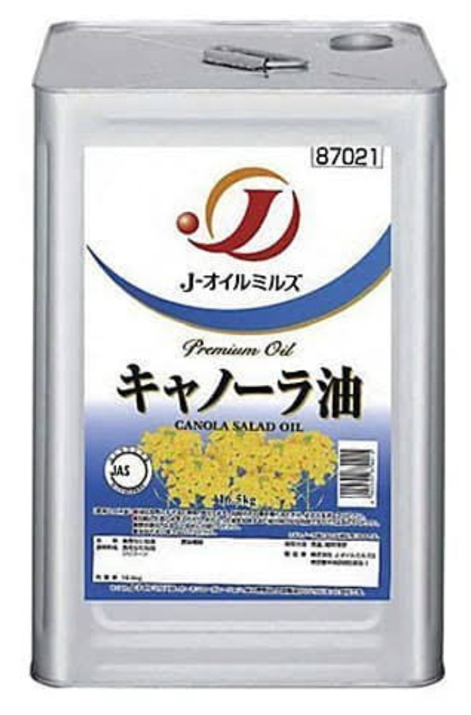 Ｊキャノーラ油［１６．５ｋｇ］