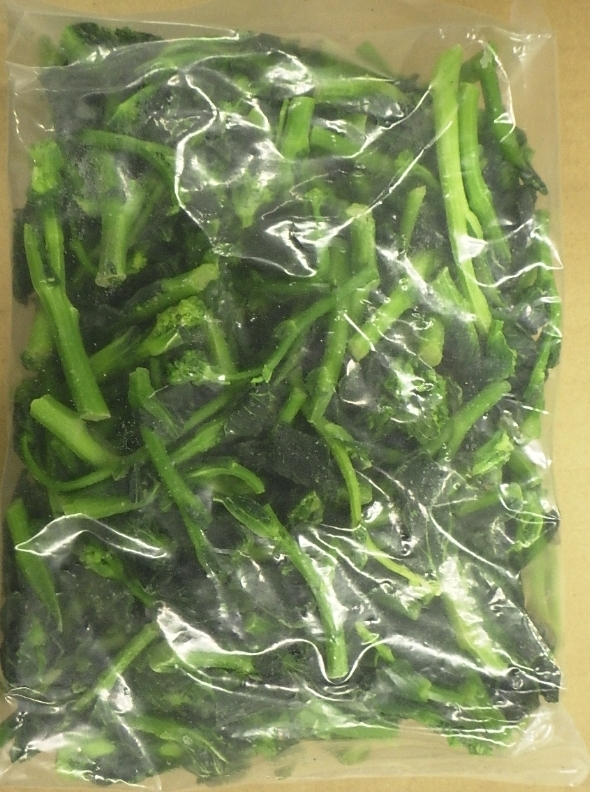 冷凍菜の花　中国産　（５００ｇ）４－８ｃｍ