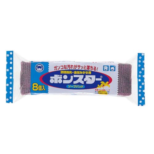 たわし ボンスター ソープパッド 8個入