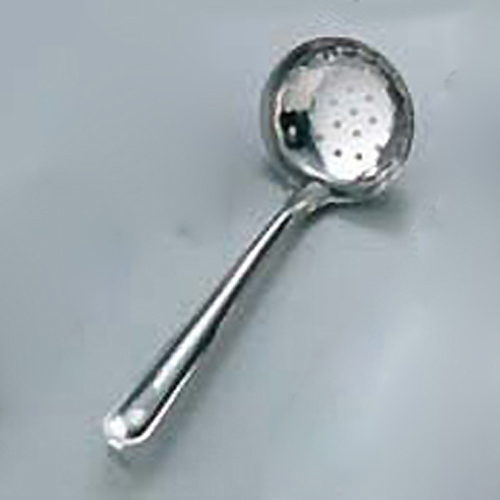 杓子 10.5cm 共柄 穴明(カギ付) 18-0