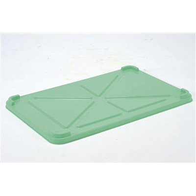 PPカラー番重 蓋 小 グリーン(サンコー製)