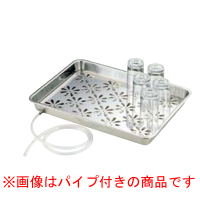 AG 18-8 水切盆 1段 小パイプ無し