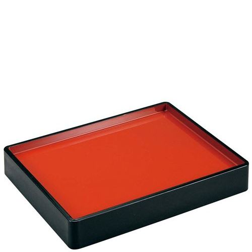 黒内朱 長手両面番重 尺1寸