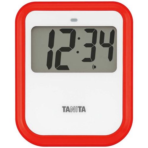 タニタ 非接触タイマー 洗えるタイプ TD－424 RD レッド
