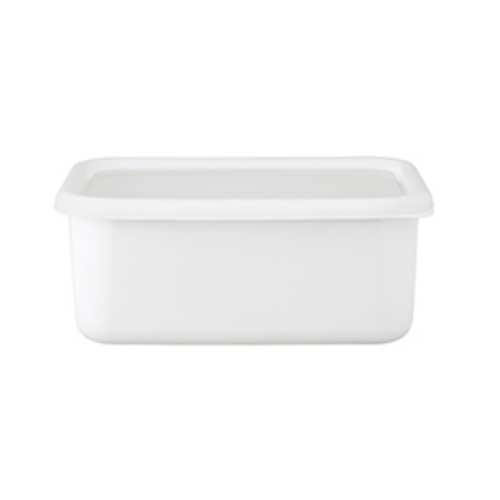 コンテ ホーロー深型角容器L KE-DL・LW リリーホワイト 
