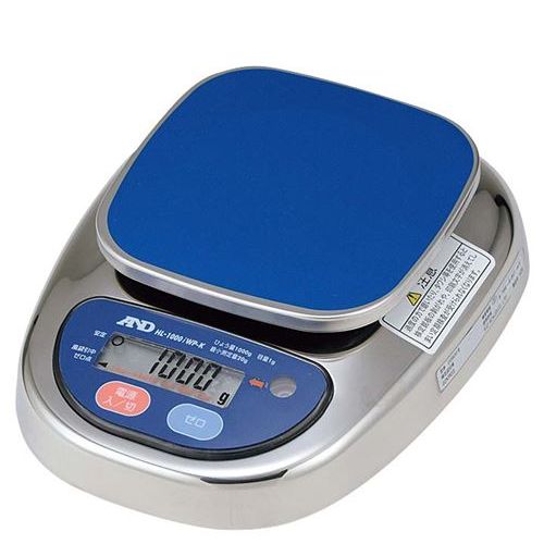 A＆D 防水・防塵デジタルはかり HL2000iWP－K－A3 検定済品