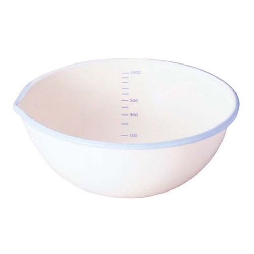 ビームス ホーロー片口ボール 15cm BM-15B・W 