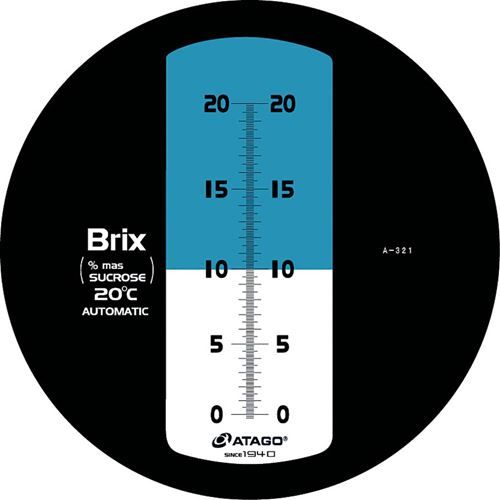 濃度計 濃度計 20α 自動補正・防水機能付キ 手持チ屈折計 MASTER