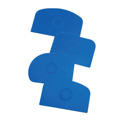 耐熱ドレッジ 小 4枚組 ブルー 