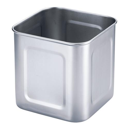 エコノミー 深型 角キッチンポット 本体 12cm