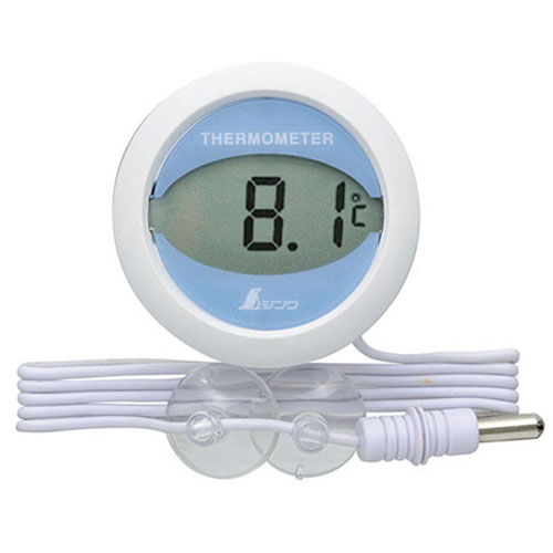 冷蔵庫用温度計 冷蔵庫用温度計 デジタルＴ 丸型 72980 シンワ測定