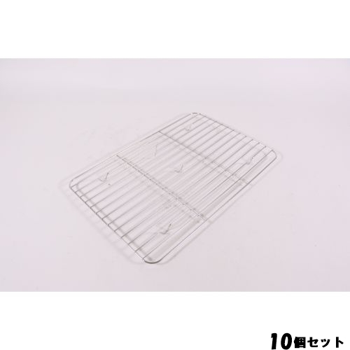 【10セット】18-8角バット網 8枚取 