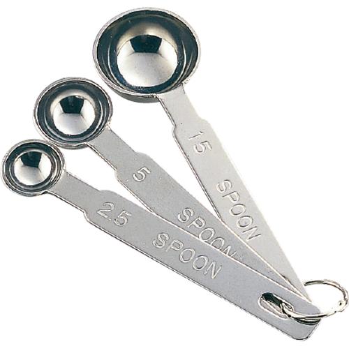 MT18-8極厚計量スプーン3本組