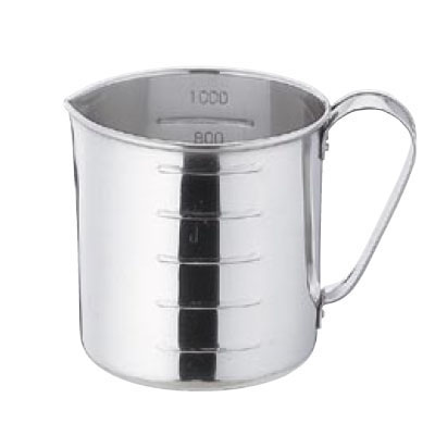 計量水マス 口付 500cc 18-8 クローバー