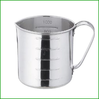 計量水マス 口付 1L 18-8 クローバー