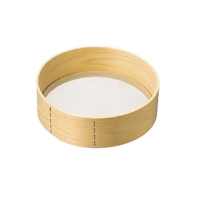 粉フルイ (木枠) 9寸(27cm) ステン張 24メッシュ