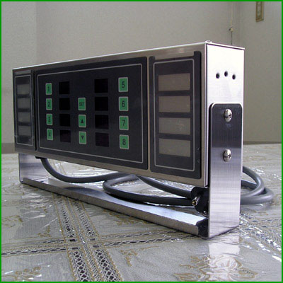 トーエイ工業 8チャンネルホールディングタイマー 幅420×奥行56×高さ102 [CHT-8F]