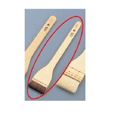 ハケ 木柄 江戸前寿司用 1寸