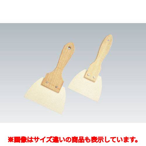 木柄ゴムヘラ 120×195 大 No.448 