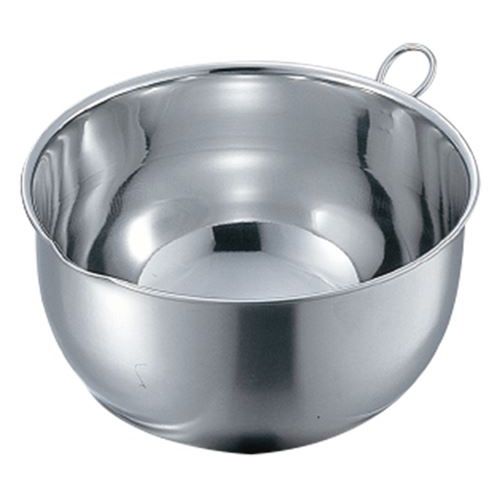 18-8 口付深型ボール(リング付) 24cm 