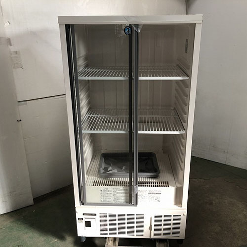 【オークション番号19】冷蔵ショーケース スライド扉 ホシザキ SSB-70D 幅700×奥行550×高さ1410
