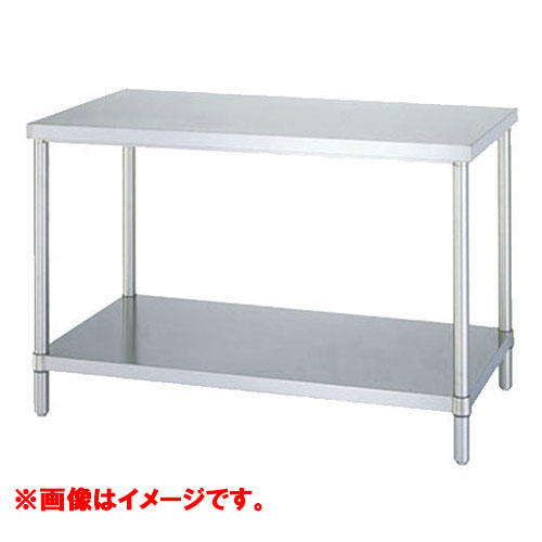 【シンコー】WBN-12075 アジャスト付･ベタ棚仕様　作業台　奥行：750mm