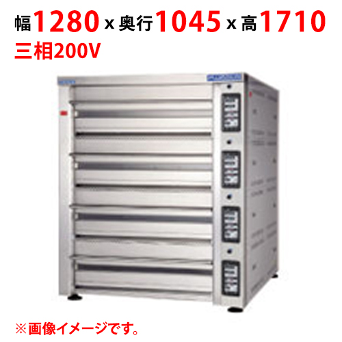 【マルゼン】デッキオーブン プリンス PET3-111B 幅1280×奥行1045×高さ1710 三相200V