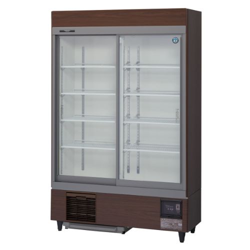 【ホシザキ】スライド扉式冷蔵ショーケース RSC-120E-B 幅1200×奥行650×高さ1880(1872～1902)単相100V