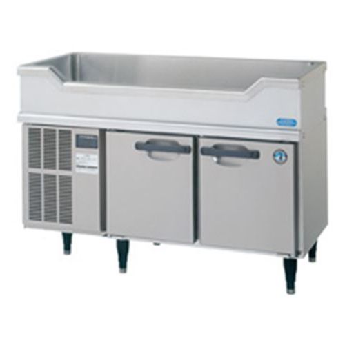 【ホシザキ】舟形シンク付コールドテーブル RW-120SNCG-ML 幅1200×奥行600×高さ800(790～830) 単相100V