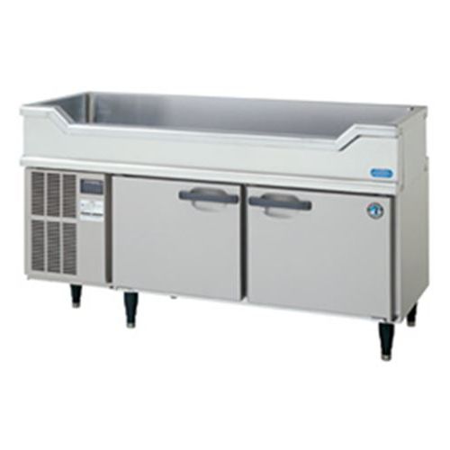 【ホシザキ】舟形シンク付コールドテーブル RW-150SNCG-ML-T 幅1500×奥行600×高さ850(830～870) 単相100V