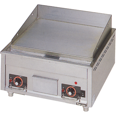 【マルゼン】電気グリドル サーモスタット付 MEG-066 幅600×奥行600×高さ300mm