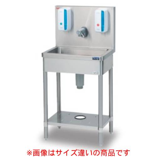 BSHD-044H 【マルゼン】 自動手指洗浄消毒器（ディスペンサー仕様） 幅450×奥行400×高さ850(バックガード高さ400) 