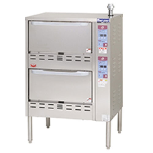 【マルゼン】ガス立体自動炊飯器 MRC-X2D 幅750×奥行700×高さ1100