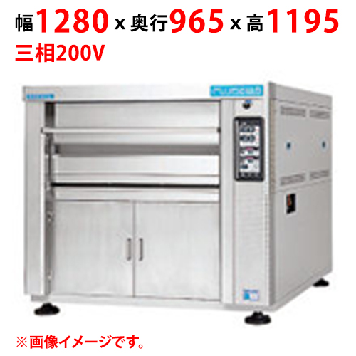 【マルゼン】デッキオーブン プリンス PJT3-1SL 幅1280×奥行965×高さ1195 三相200V