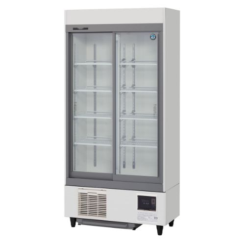 【ホシザキ】スライド扉式冷蔵ショーケース RSC-90E 幅900×奥行650×高さ1880(1872～1902)単相100V