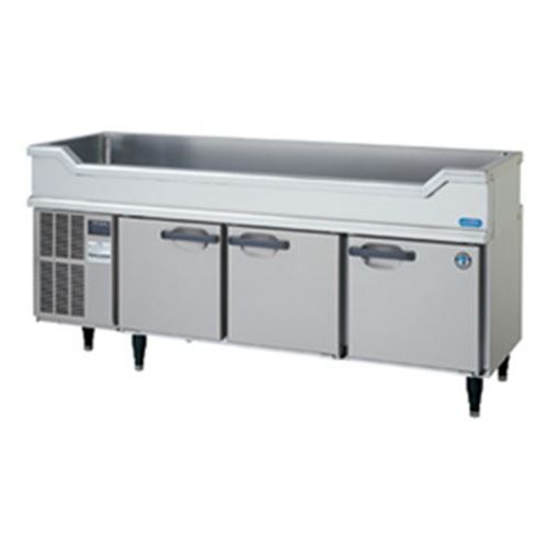 【ホシザキ】舟形シンク付コールドテーブル RW-180SNCG-ML-T 幅1800×奥行600×高さ850(830～870) 単相100V