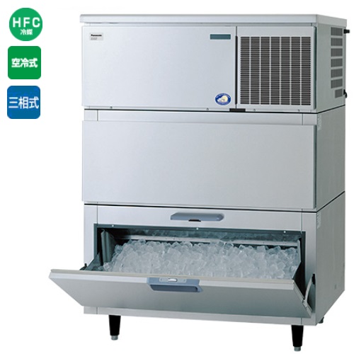 【パナソニック】キューブアイス製氷機【セル方式】スタックオンタイプ SIM-AS240N-HB4（旧:SIM-S241NB-HB3) 幅1087×奥行741×高さ1514mm 240kgタイプ 三相200V