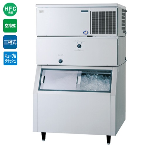 【パナソニック】キューブアイス製氷機【セル方式】スタックオンタイプ SIM-AS240N-CB4（旧:SIM-S241NB-CLB2) 幅1087×奥行820×高さ1812mm 240kgタイプ 三相200V