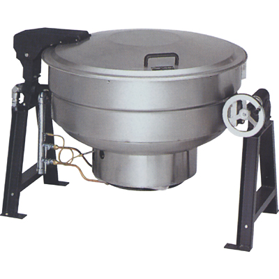 【マルゼン】ガス回転釜 150L クラッド製 MKGS-C150 幅1435×奥行1042×高さ820mm