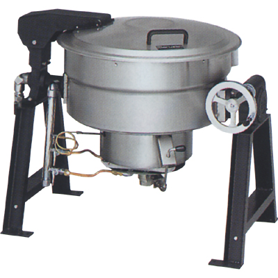 【マルゼン】ガス回転釜 36L アルミ製 釜底排水付 MKGS-AH036 幅1155×奥行762×高さ780mm