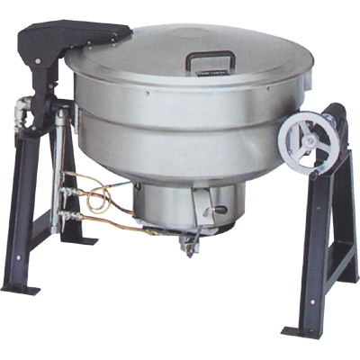 【マルゼン】ガス回転釜 55L アルミ製 MKGS-AH055 幅1255×奥行862×高さ780mm